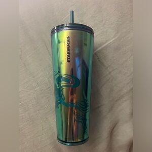 Starbucks Blue and Green Tumbler NWT